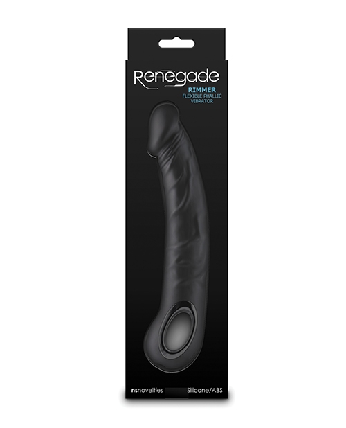 Buy Renegade Renegade Rimmer Vibrating Dong w/Handle - Black