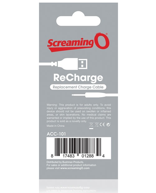 Order Screaming O Recharge Charging Cable - White online