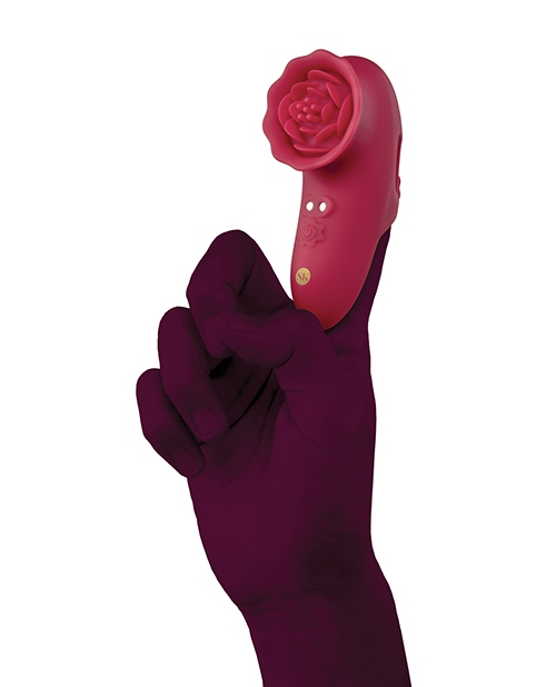 Secret Kisses Rosegasm Playful Petal Finger Vibe - Red for sale
