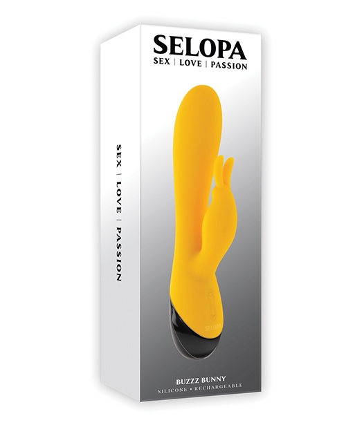 Shop Selopa Buzzz Bunny Rabbit Vibrator - Yellow/Black online