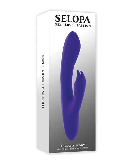 Shop Selopa Poseable Bunny Rabbit Vibrator - Purple online