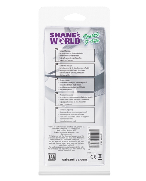 Order Shane's World Sparkle G Vibe - Purple online