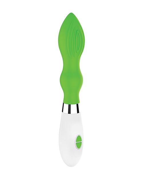 Shots Luminous Astraea Silicone 10 Speed Vibrator - Green for sale