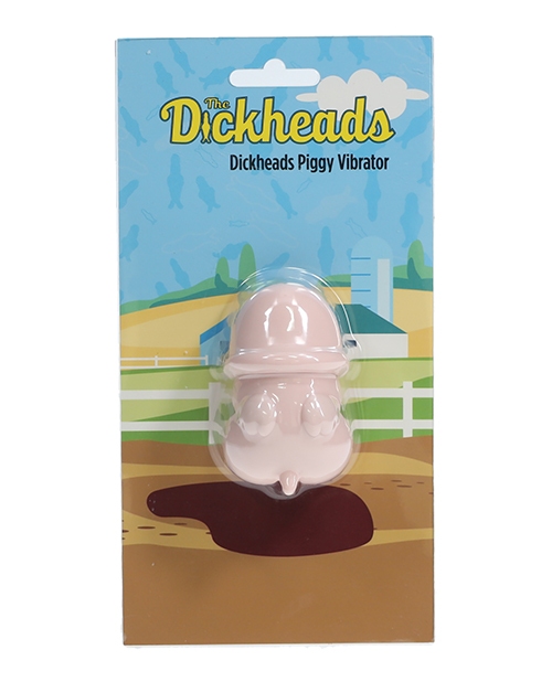 Order Shots The Dickheads 10 Speed Piggy Silicone Vibrator - Pink online