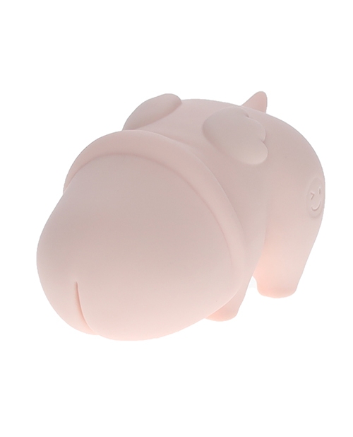 Shop Shots The Dickheads 10 Speed Piggy Silicone Vibrator - Pink