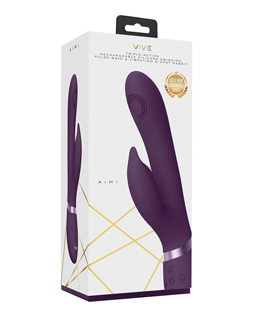 Shop Shots Vive Aimi Pulse G-Spot Rabbit - Purple online