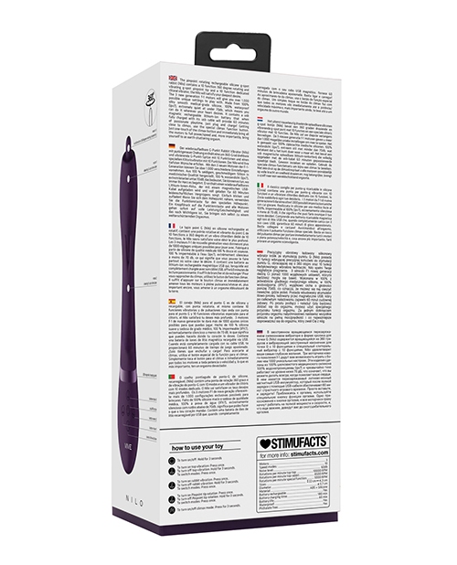 Order Shots Vive Nilo Pinpoint Rotating G-Spot Rabbit - Purple online