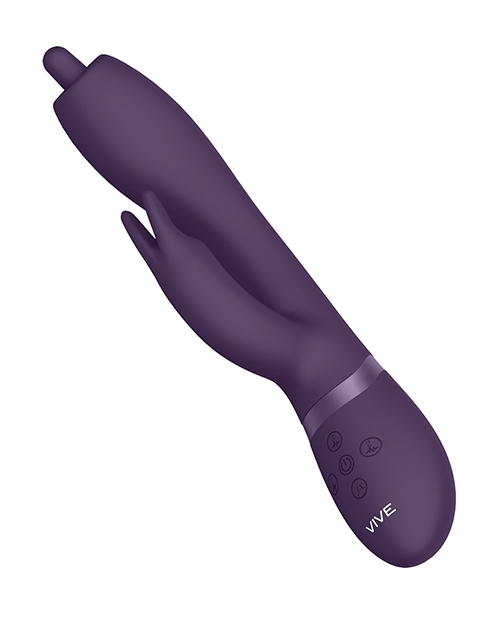 Shop Shots Vive Nilo Pinpoint Rotating G-Spot Rabbit - Purple