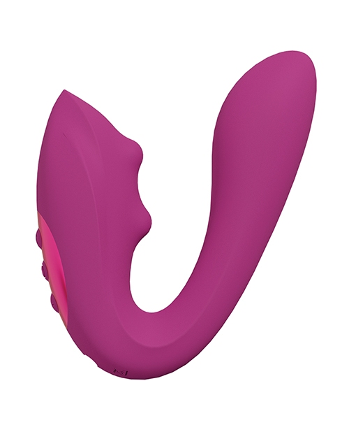 Shots Yuki Dual Action G-Spot Vibrator w/Massaging Beads - Pink for sale