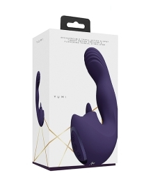 Shop Shots Yumi Triple Action G-Spot Vibrator & Stimulator - Purple online