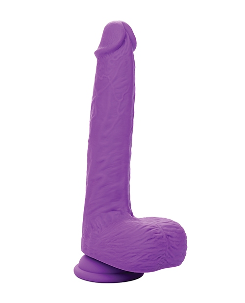 Order Silicone Studs Rechargeable Gyrating & Thrusting Vibrator - Purple online