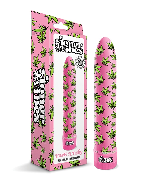 Order Stoner Vibes Pack A Fatty Multi Speed Vibrator - Pink Kush online
