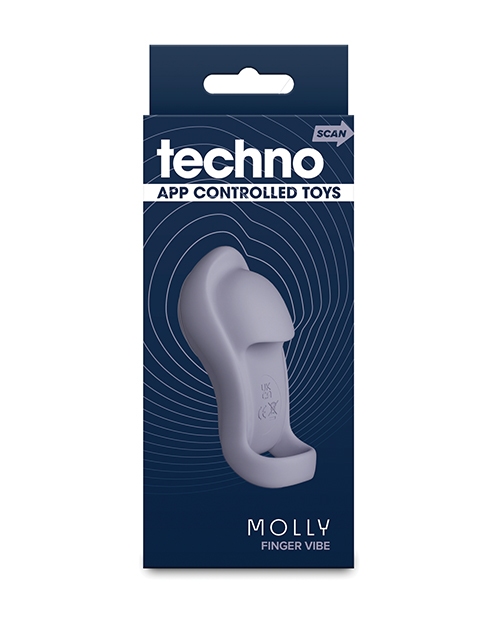 Order Techno Molly App Controlled Finger Vibe - Gray