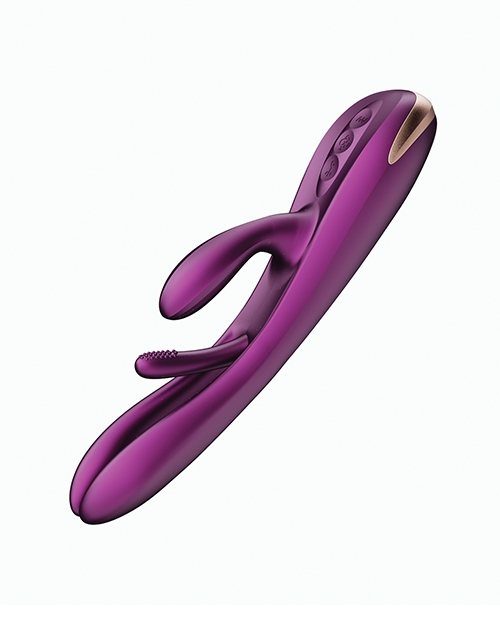 Terri App Controlled Kinky Finger Tapping Rabbit Vibrator - Purple for sale