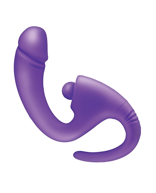 Order The Beat Dual Pleasure G-Spot Vibrator - Purple online