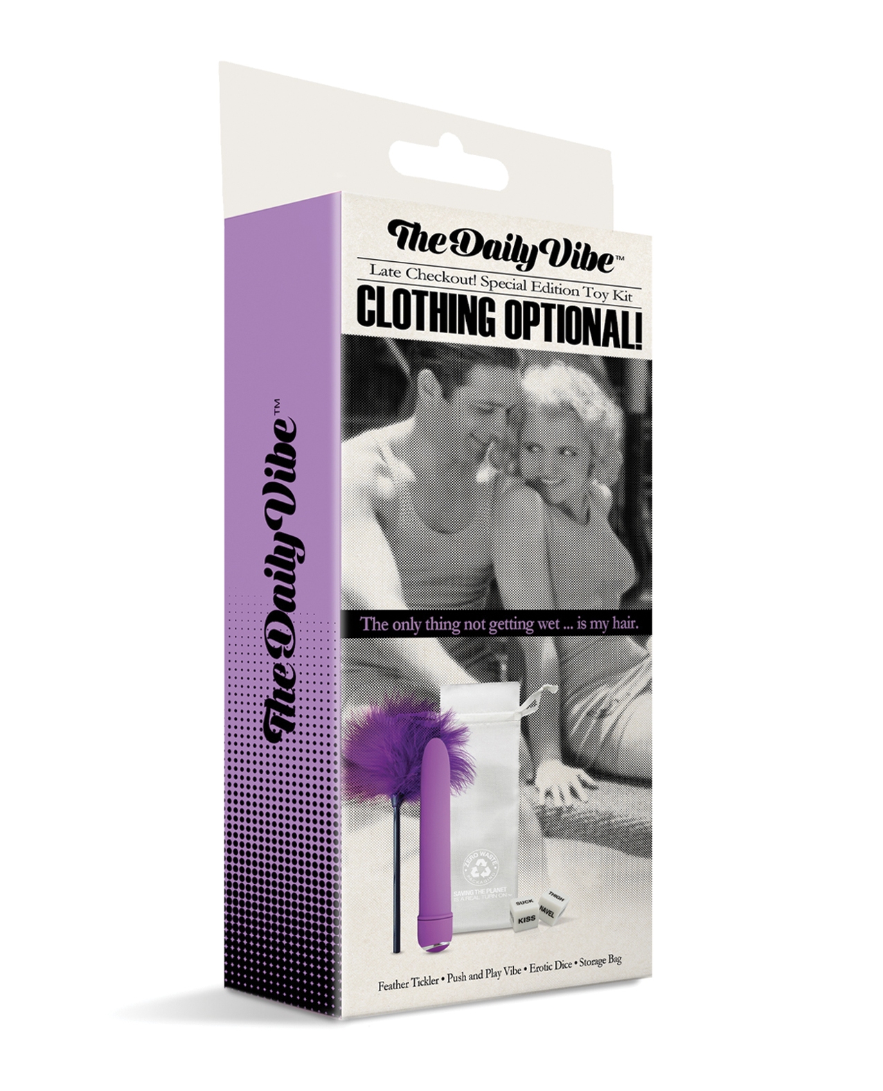 Shop The Daily Vibe Clothing is Optional Kit - Purple online