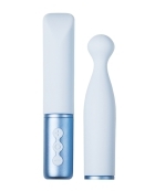 Shop The Naughty Collection Interchangeable Heads Vibrator - Blu Bundle online
