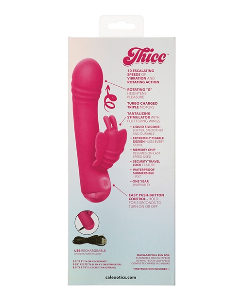 Buy Thicc Chubby Rotating Butterfly - Pink