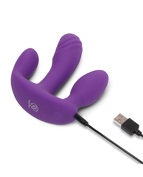 Shop Together Blended Pleasure Remote Controlled Triple-Pronged Vibrator