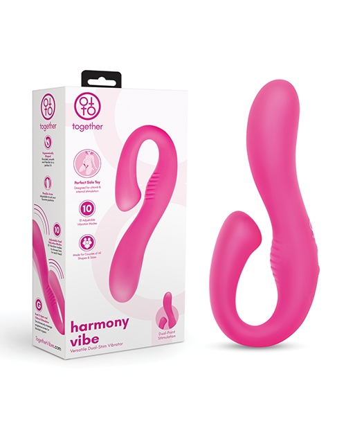Order Together Harmony Vibe Versatile Dual-Stim Vibrator - Pink