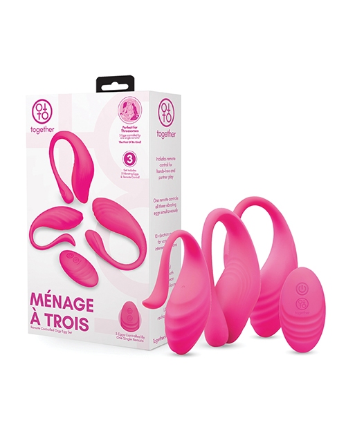 Order Together Menage A Trois Remote Control Orgy Egg Set