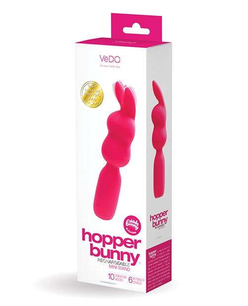 Shop VeDO Hopper Bunny Rechargeable Mini Wand - Pink online
