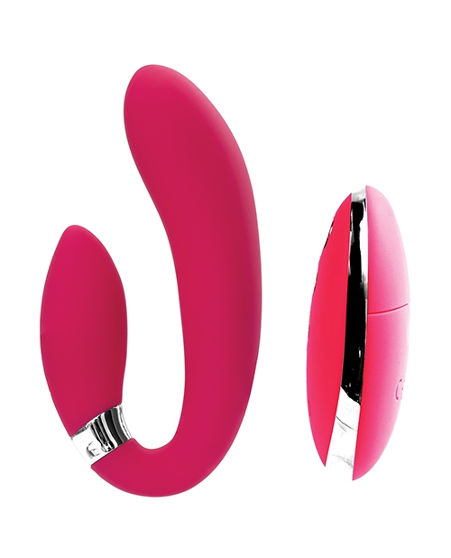 Buy VeDO Jeni Dual Motor Vibe w/Remote - Pink at HerVibrators.com