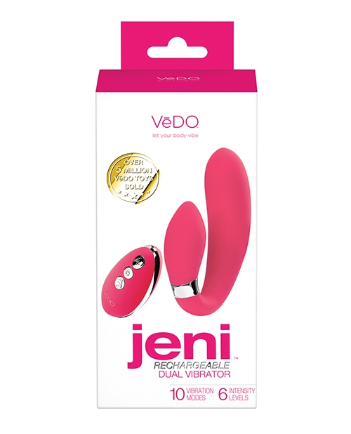 Shop VeDO Jeni Dual Motor Vibe w/Remote - Pink
