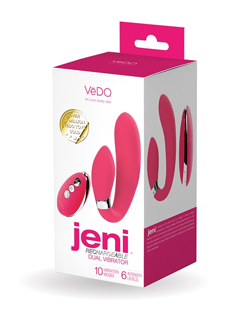 Order VeDO Jeni Dual Motor Vibe w/Remote - Pink
