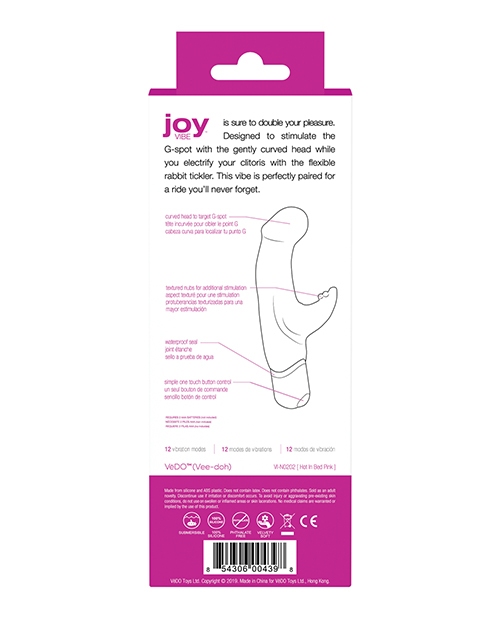 Shop VeDO Joy Mini Vibe - Hot in Bed Pink