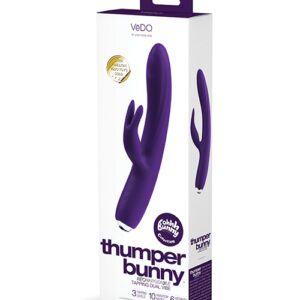 Shop VeDO Thumper Bunny Rechargeable Dual Vibe - Deep Purple online