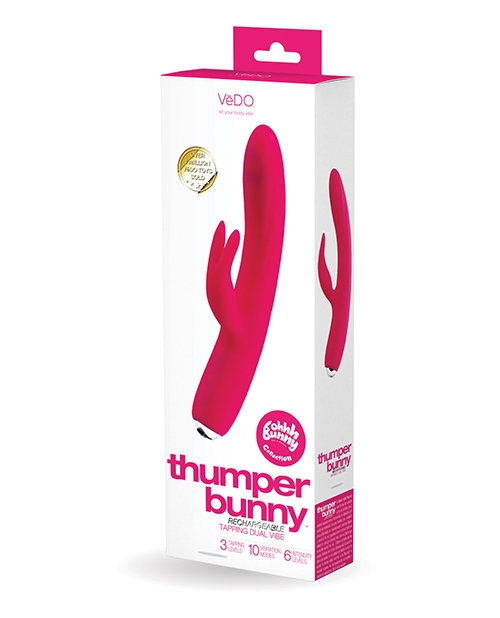 Shop VeDO Thumper Bunny Rechargeable Dual Vibe - Pretty in Pink online