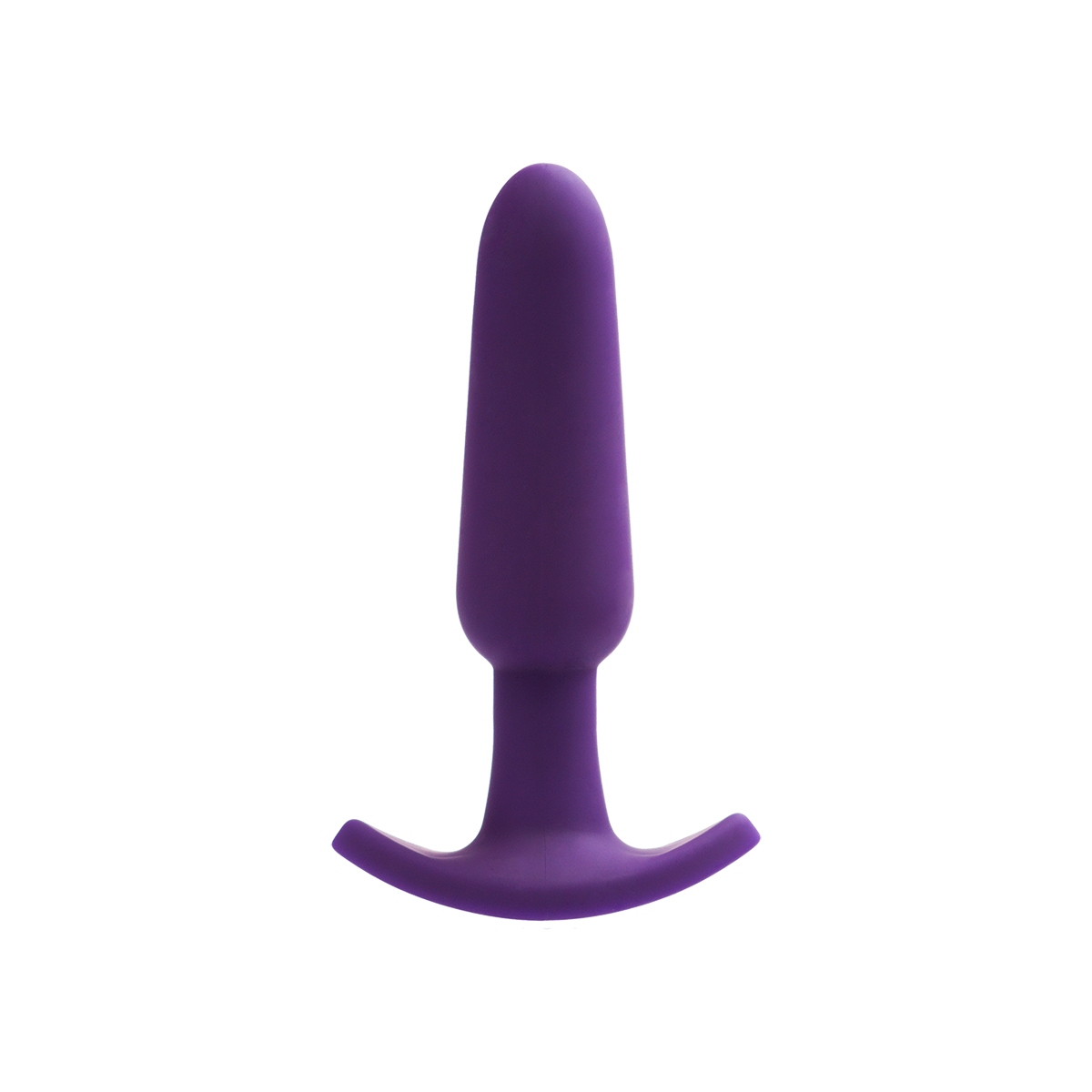 Purple VeDO vibrator Bump Anal shown in hand for scale
