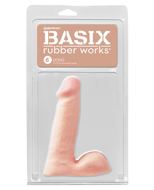 Shop Basix Rubber Works 6" Dong - Flesh online
