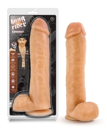 Buy Blush Hung Rider Hammer 10" Dildo w/Suction Cup - Flesh online