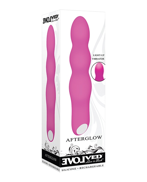 Shop evolved afterglow light up vibrator - pink online