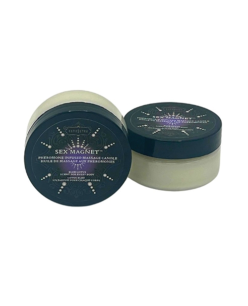 Shop kama sutra sex magnet massage candle - blue lotus online