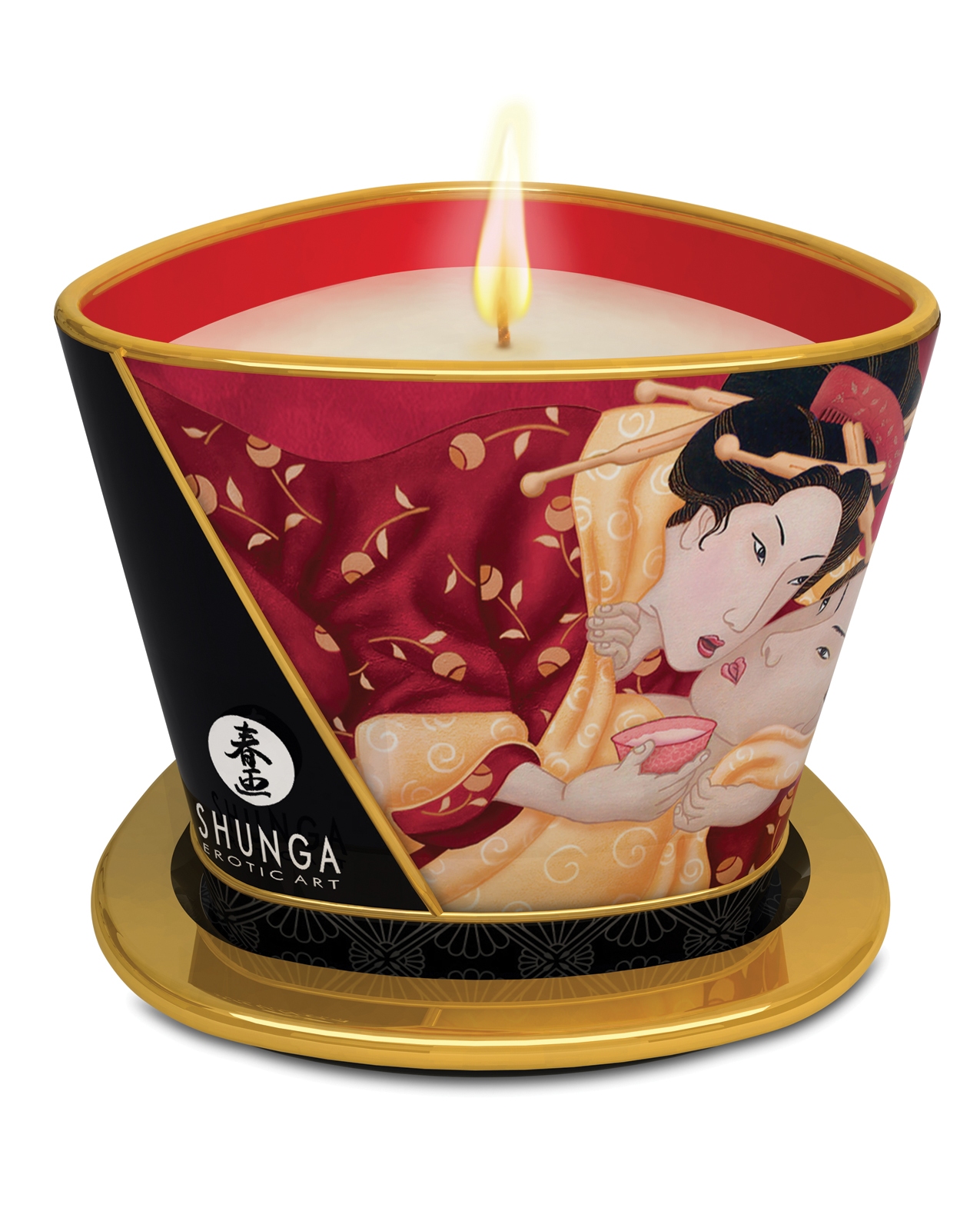 Shop shunga massage candle romance - 5. 7 oz strawberry wine online