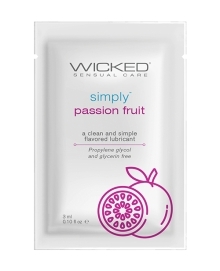 Shop Wicked Sensual Care Simply Water Based Lubricant - .1 oz Passion Fruit online