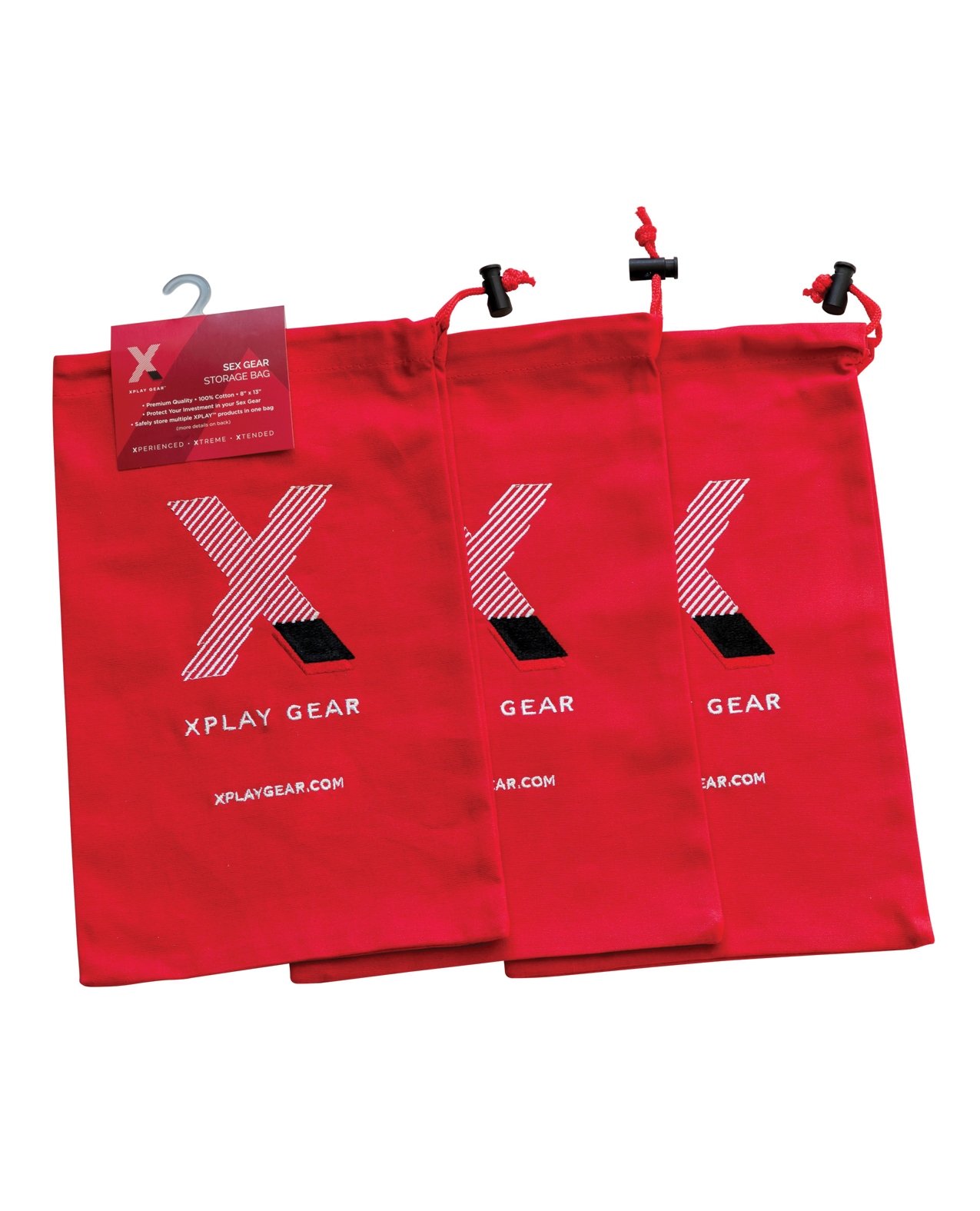 Shop xplay gear ultra soft gear bag 8" x 13" - cotton pack of 3 online