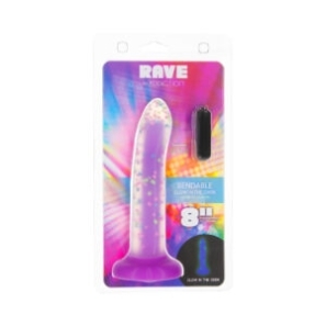8 inch Dildo by BMS in White shown for use by Her or Him