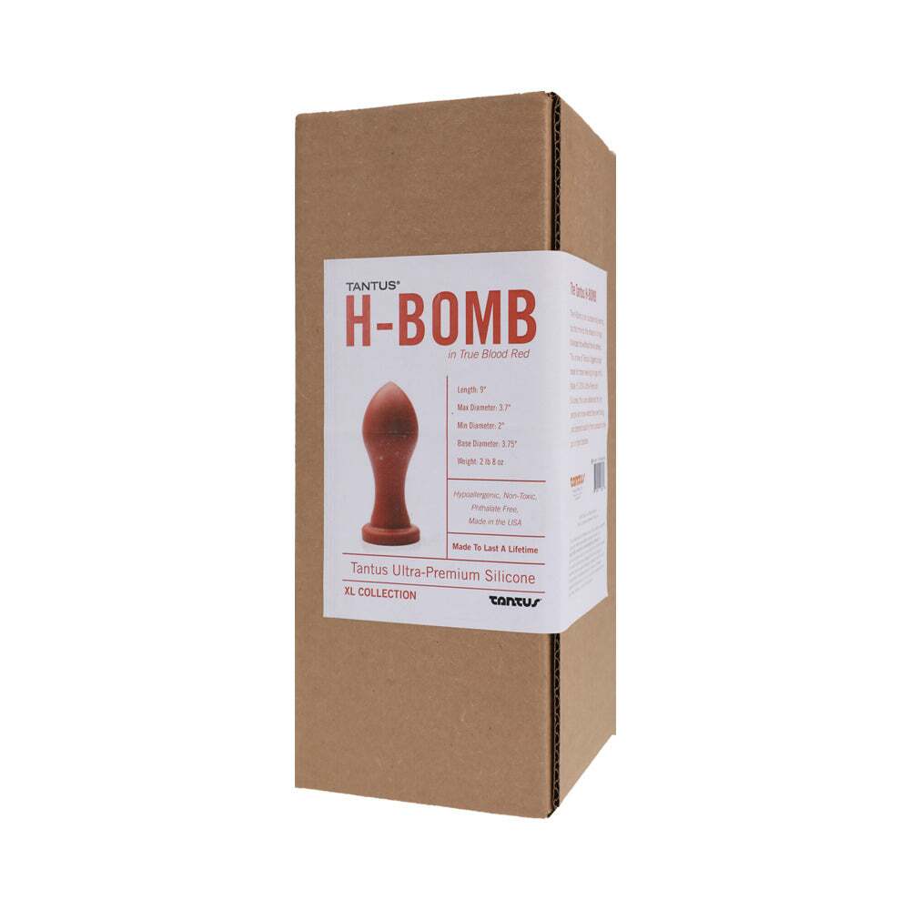 Dildo from Tantus in Red designed for anal sex with Her or Him