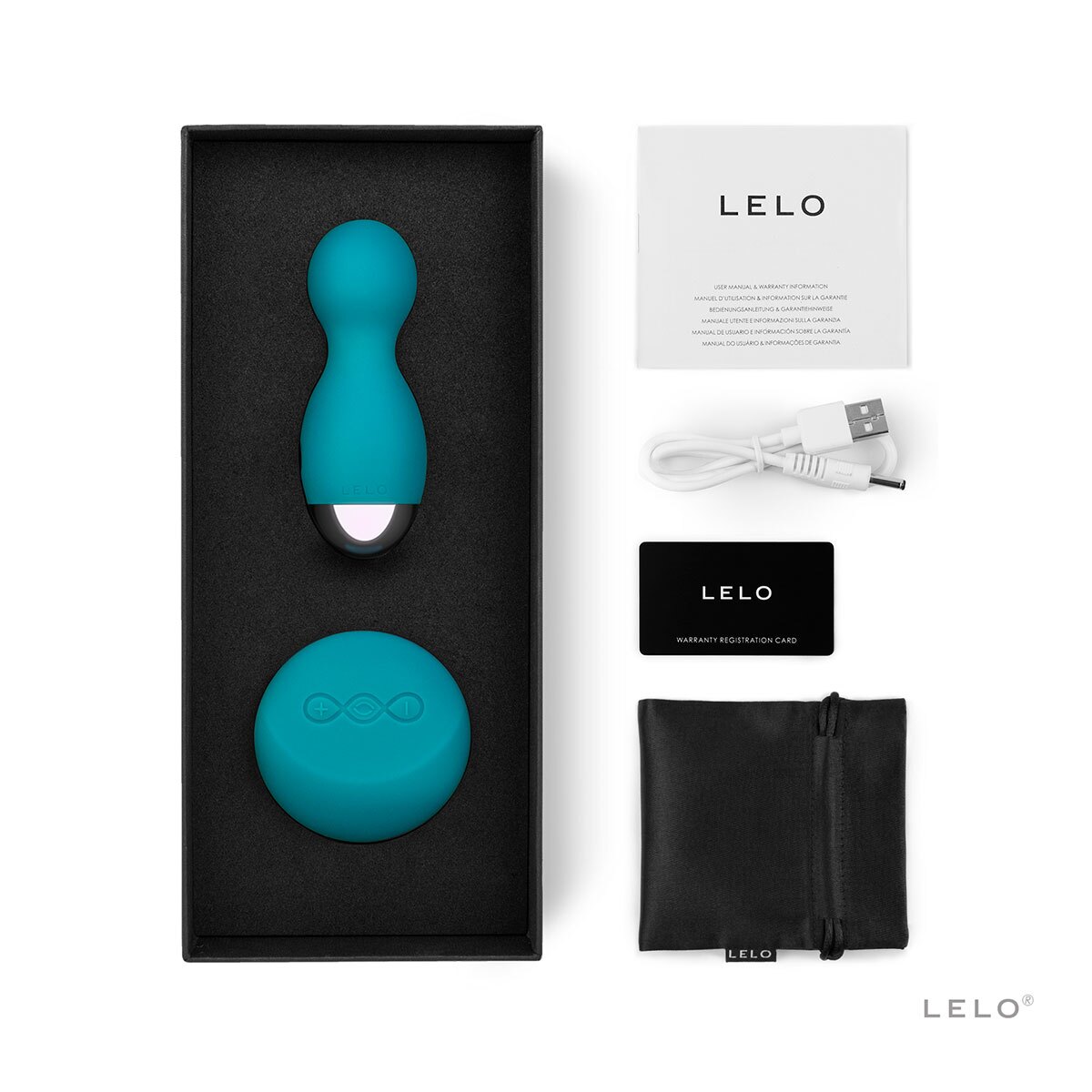 Buy LELO Hula Beads Ocean Blue kegel exercise device for pelvic floor muscle strengthening.