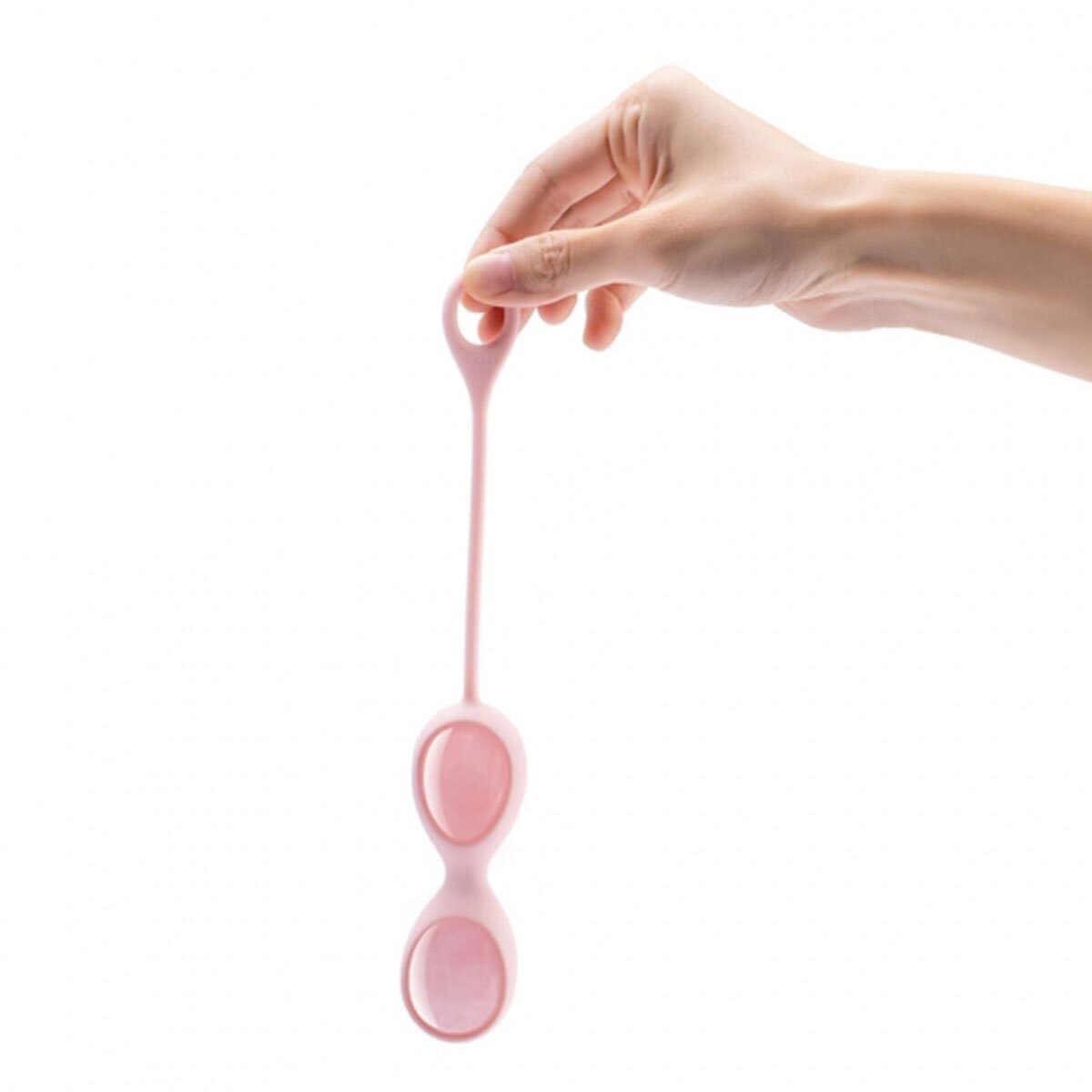 Buy Le Wand Crystal Yoni Eggs Rose Quartz kegel exercise device for pelvic floor muscle strengthening.