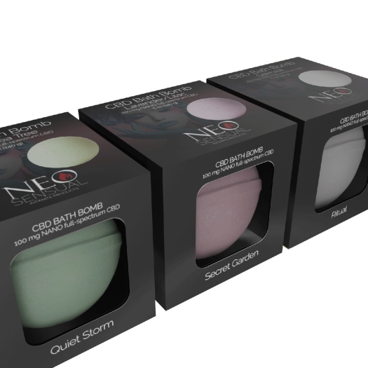 Neo Sensual Cbd Bath Bomb - Secret Garden intimate cleansers and personal cleansing care by NEO Sensual.