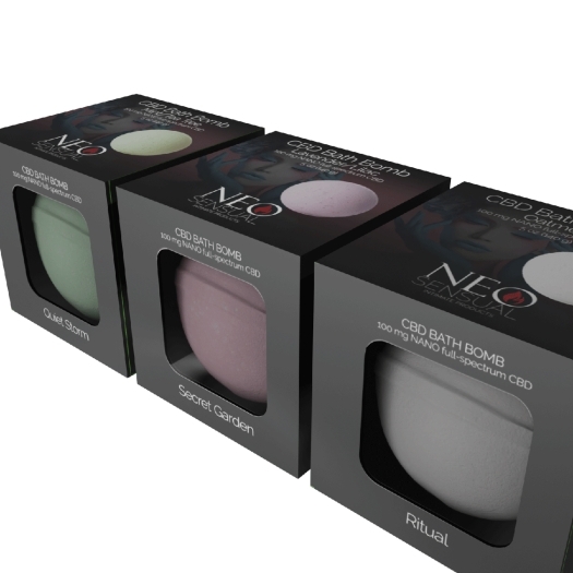 Neo Sensual Cbd Bath Bomb - Secret Garden intimate cleansers and personal cleansing care by NEO Sensual.