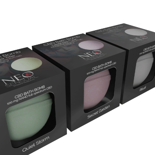 Neo Sensual Cbd Bath Bomb - Secret Garden intimate cleansers and personal cleansing care by NEO Sensual.