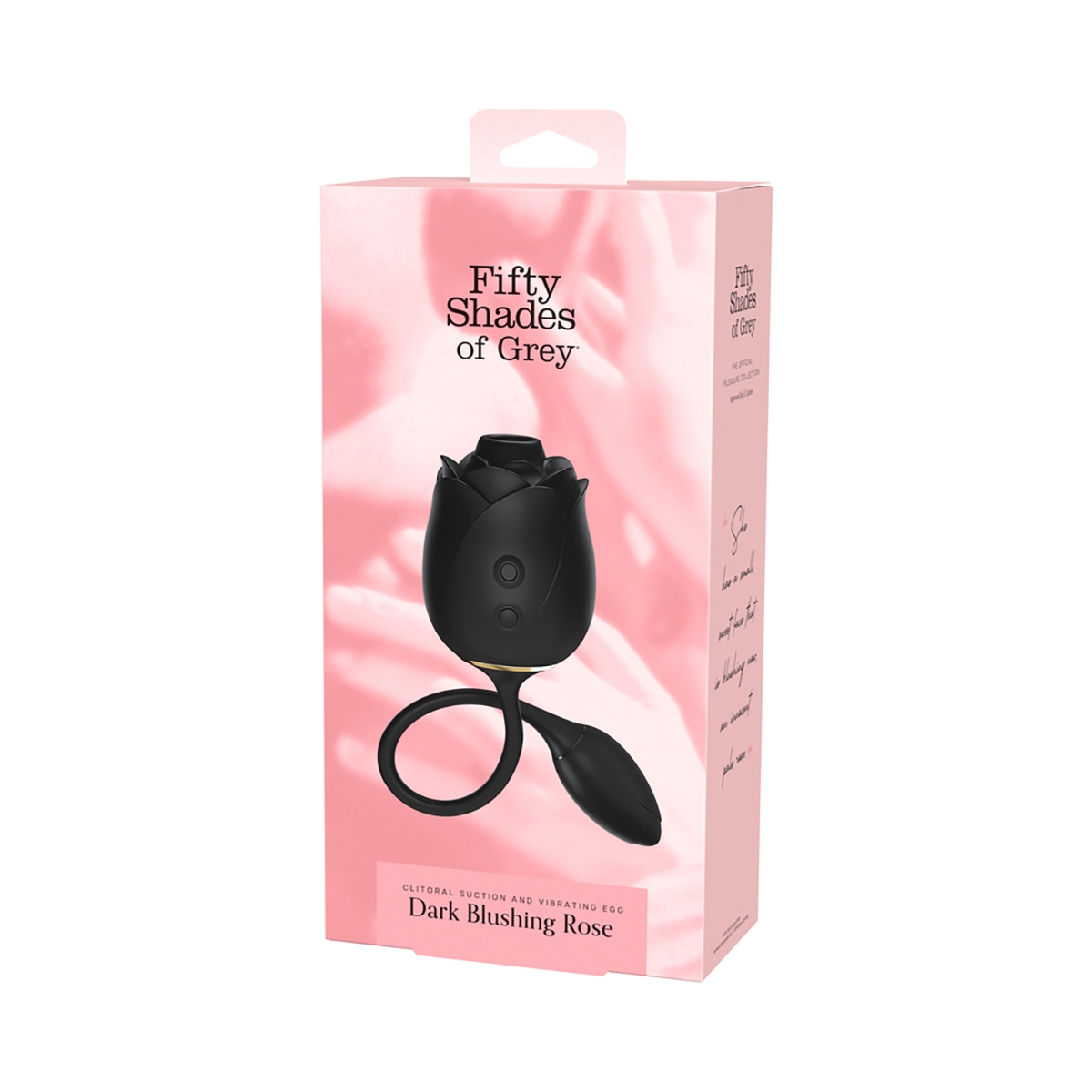 Close-up of the  50 Shades vibrator for texture detail