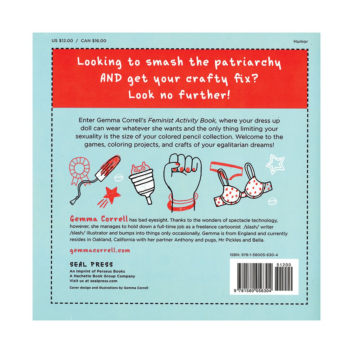 Buy  Feminist Activity Book book for her.