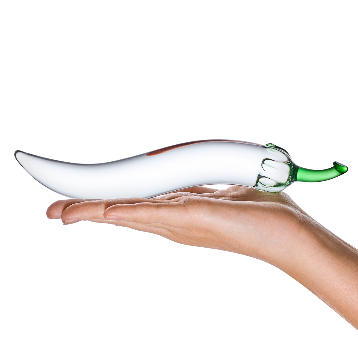 GLAS Chili Pepper Dil 8 25 quot  dildo made by Glas on sale at herVibrators.com